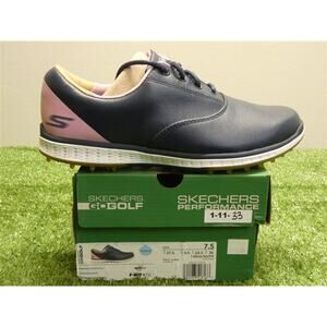 Skechers Go Elite 2 Adjust Women's Golf Shoes Size 7.5 Navy/Pink New